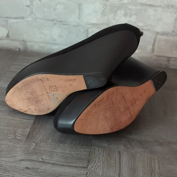 Leoffler Randall Nubuck Leather Platform Wedge Bootie - Picture 10 of 14